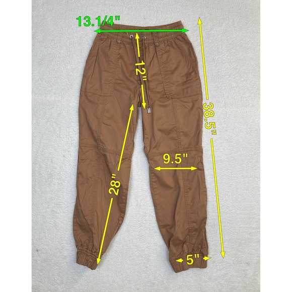 Bagatelle Collection NY Women's Joggers - Khaki Brown / Camel - Size Small (S) - Picture 2 of 9
